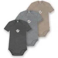 Normani Barboteuse / body 'Taurang' beige / gris / mélange de couleurs