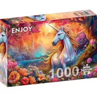 Enjoy Puzzle Puzzle 1000 pièces Enjoy – Enchanted Harmony Licorne