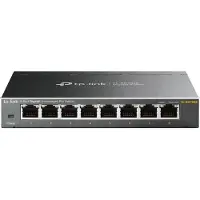 TP-LINK TL-SG108E - Smart Gigabit Switch (8 ports), Switch réseau, Noir