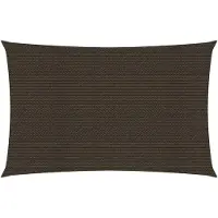 vidaXL Voile d'ombrage 160 g/m² Marron 3x5 m PEHD