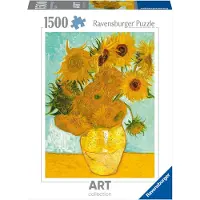 Ravensburger Puzzle - - Les Tournesols Van Gogh - 1500 pièces - 80 x 60 cm - Reproduction fidèle