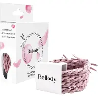 Bellody Coiffure Chouchous-scrunchiesÉlastiques à cheveux originaux Mellow Rose 4 pièce (1,75 € / 1 Pce)