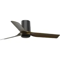 Faro Mini Punt Tub S (Ø90cm) Ventilateur de Plafond Black | Walnut | Without light