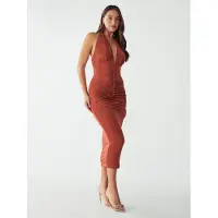 BWLDR Robe 'LIZETTE' marron
