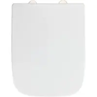 Wenko SIÈGE WC 8 Couvercle de WC avec lunette à fermeture automatique Salle de bain WC invités