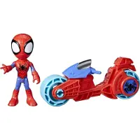 Spidey and his Amazing Friends Figurine avec Moto