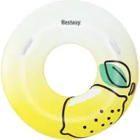 Bestway Bouée - - Citron Fresh Squeezed - 99 Cm - Jaune - Pour Enfants À Partir De 6 Ans
