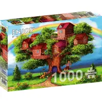 Enjoy Puzzle Puzzle 1000 pièces Enjoy – Maisons dans les arbres