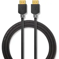 Nedis Câble HDMI haute vitesse Nedis avec Ethernet 1m anthracite