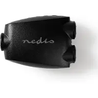 Nedis Toslink Adapter - Toslink femelle - 2x Toslink femelle - Distributeur - ABS - noir - 1 pièce - blister