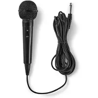 Nedis Microphone dynamique – Cardioïde avec jack 6.35 mm