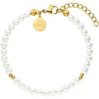 Purelei Bracelet 'Finesse' or / blanc perle