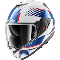 Shark Oxo Sikter casque modulable Blanc/Bleu/Rouge XL unisex