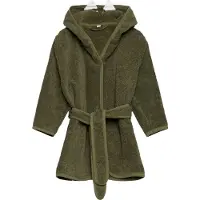 Pippi Baby Peignoir de Bain - Deep Lichen Green av. Dragon - - 86/92 - Peignoir de Bain