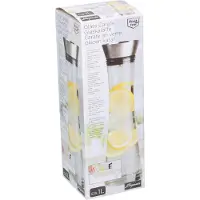 Huismerk carafe en verre design de 1 litre
