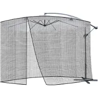 Malatec Moustiquaire pour parasol de jardin 3,5 m - noir