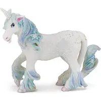 Papo 39104 Licorne de glace Figurine ENCHANTED WORLD, Multicolore