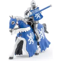 Papo 39759 Cheval du chevalier lion a la lance