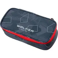 Walker Etui Pencil Box 21 x 10 x 6 cm, Grey Polygon