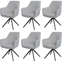 Mendler Chaise de salle à manger -L79 (lot de 6)