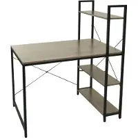 Mendler Bureau avec étagère -K81