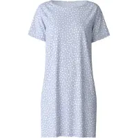 Calida Chemise de nuit bleu clair / blanc
