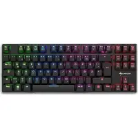 Sharkoon PureWriter TKL RGB clavier USB allemand Noir