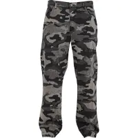 Urban Classics Laser Camo Printed Jeans Gris 38 Homme