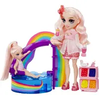 Rainbow High Petite Journée Piscine Avec La Poupée Blush Playset