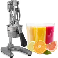 Relaxdays Extracteur de jus, Centrifugeuse, Argent