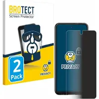 BROTECT Protection Anti-Espion (Motorola Edge 20 Fusion), Téléphone portable : film de protection, Bleu