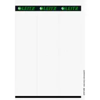 Leitz Étiquette de dos de classeur pour dossiers suspendus, 61 x 279 mm de long, large, grise, adaptée