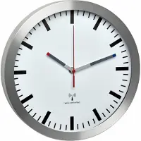 TFA-Dostmann 60.3528.02 Wall Alarm Clock Argenté One Size / EU Plug 220V