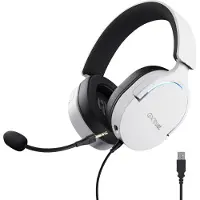 Trust GXT 490 FAYZO Headset Bandeau filaire Moto USB Type-A Noir, Blanc