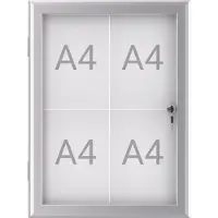 MAUL Vitrine d'affichage MAULexcite 4 x A4 (A4)