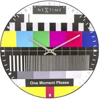 Nextime - 3162 - Horloge Murale - 35cm - multicolore - Testpage Dome