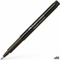 Faber-Castell Feutre large Document , 0,8 mm, noir, 10 p.