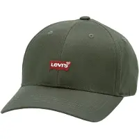 Levi's Casquette 'Housemark Flexfit Cap' kaki / rouge / blanc