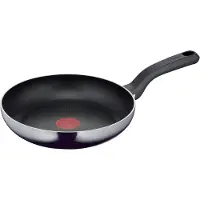 Tefal Resist poêle, poêle à frire, signal thermique, revêtement antiadhésif, aluminium, Ø 24 cm, D52604