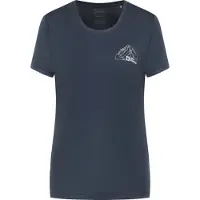 Jack Wolfskin Peak Graphic Short Sleeve T-shirt Bleu S Femme
