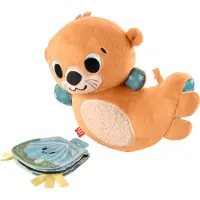 Fisher-Price 2 In 1 Sensimals Otter Swing Cushion Teddy Orange Enfants