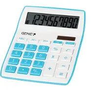 Genie 10 chiffres (Fonctionnement sur piles, Panneau solaire)