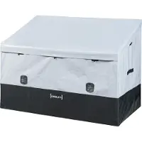 Casa.pro Bac de rangement « Alanno » 850 L Acier 147 x 86 x 109 cm Gris / Noir