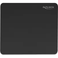 DeLOCK Tapis de souris noir 450 x 400 mm «Verre» revêtement - HQ pr