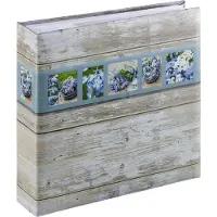 Hama Memo Rustico 22,5x22,5 200 photos 10x15 blanc/bleu 2168