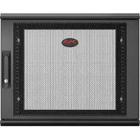 Schneider Electric Armoire murale AR109SH6 19 / 9UH / Noir (9 HE, Rack 19 pouces), Armoire serveur, Noir