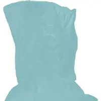 Relaxdays Unisexe, Vestes de pluie, Lot de 10 ponchos de pluie, Vert, (Taille unique)