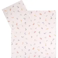Julius Zöllner Parure de lit en jersey - 80/80+35/40 - Little Dinos (40 x 35 cm)