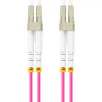 Lanberg FO-LULU-MD41-0050-VT Fiber Patchk. MM LC/UPC-LC/UPC DUPLEX 5m OM4 50/125