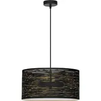 Nova Luce Suspension Zane noir